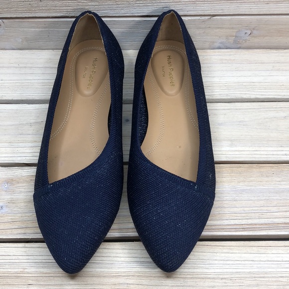 HUSH PUPPIES Navy Sadie Ballet Flats Size 6 - Picture 8 of 10